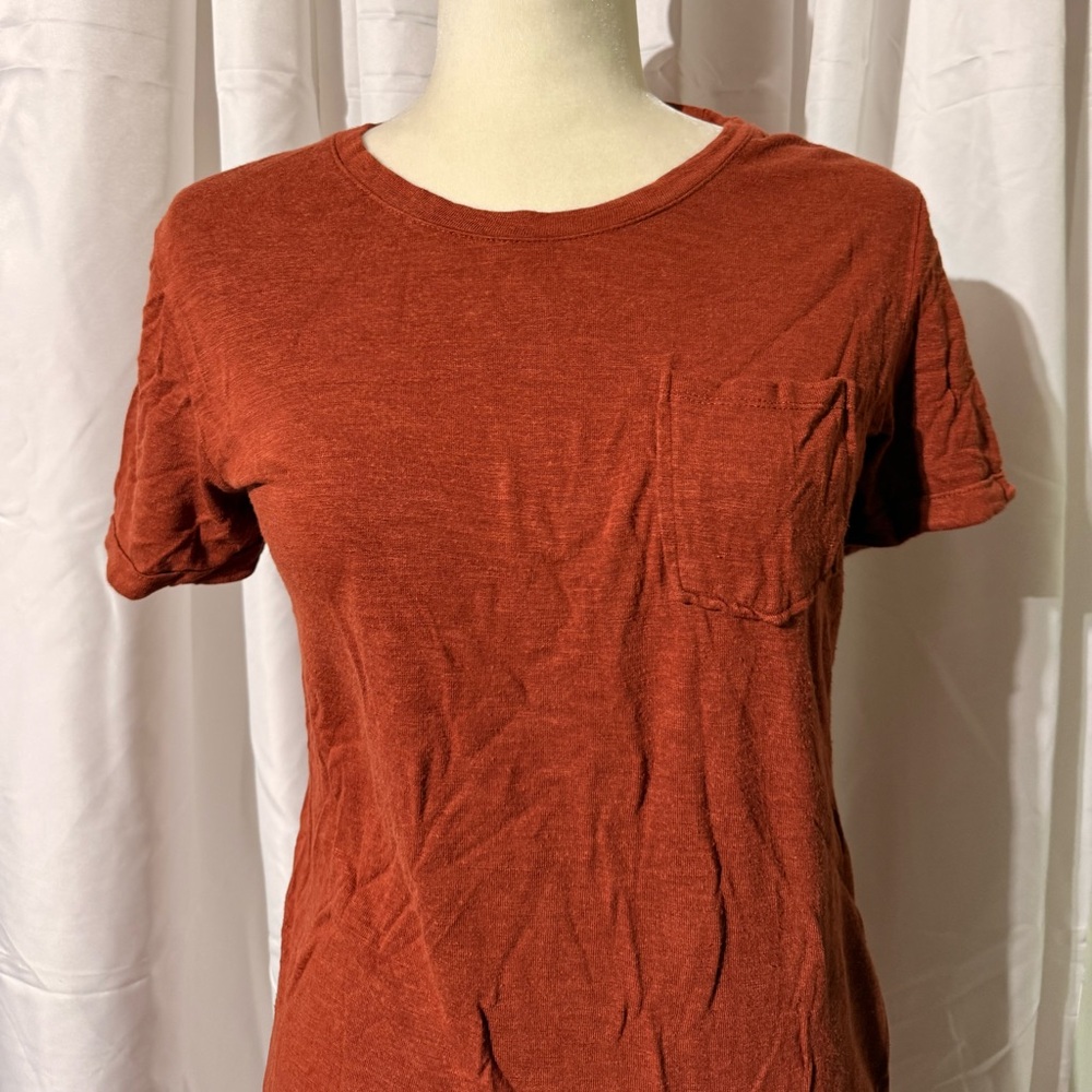 Orange Dress Tshirt Mid-Length